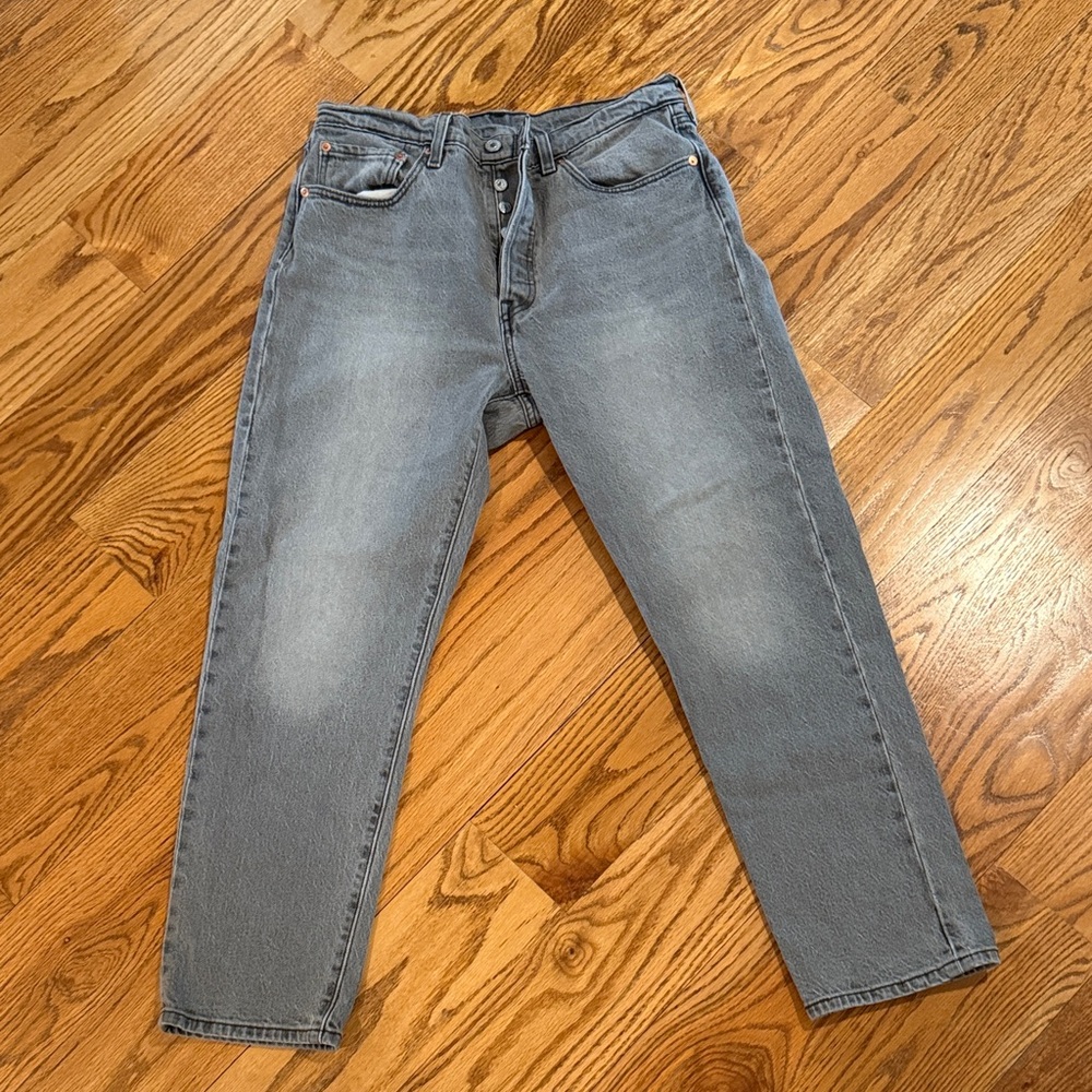 Levi Classic 501 Gray Jeans